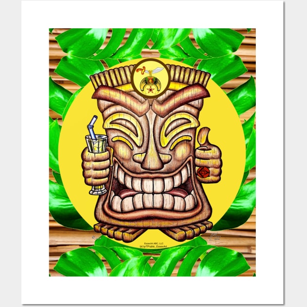 Happy Tiki Shriner Wall Art by EssexArt_ABC